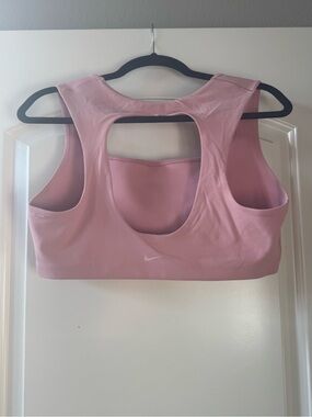 Nike Pink Sports Bra - Light Rose Racerback
